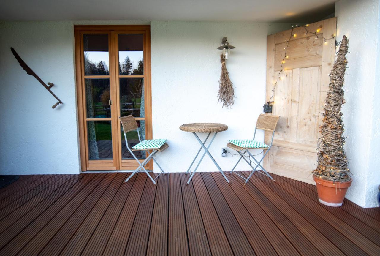 Apartamento Haus Heufelder Bad Heilbrunn Exterior foto