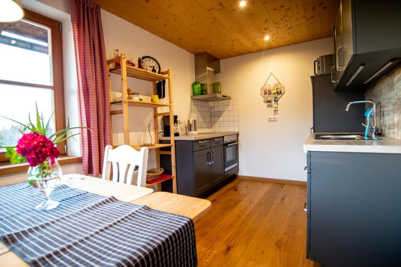 Apartamento Haus Heufelder Bad Heilbrunn Exterior foto