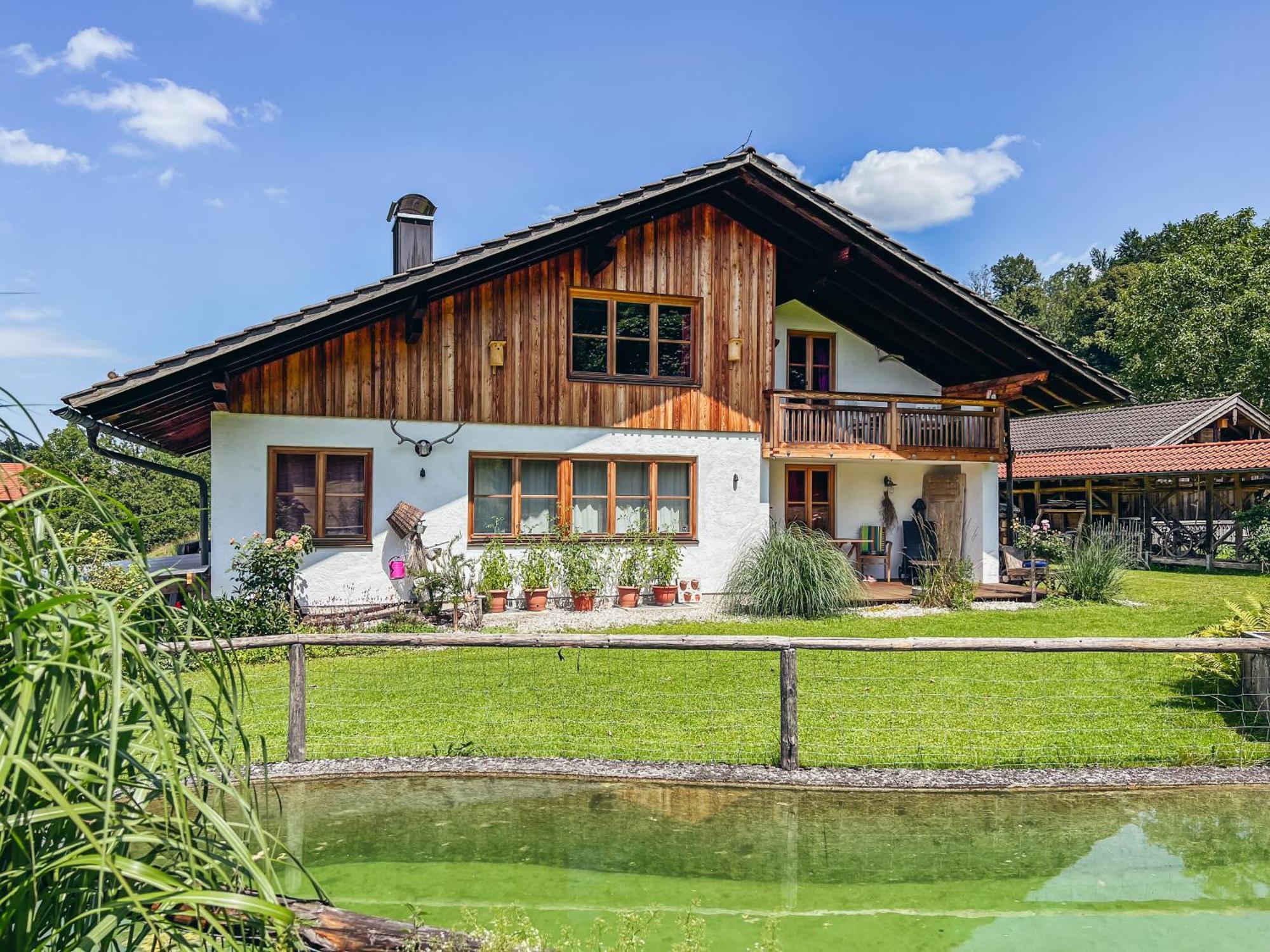 Apartamento Haus Heufelder Bad Heilbrunn Exterior foto